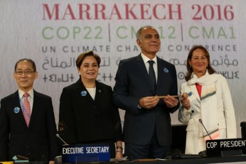 المغرب يتسلم رسميا صباح اليوم الاثنين، رئاسة الدورة الثانية و العشرون لمؤتمر الأطراف في الاتفاقية الإطار للأمم المتحدة بشأن تغير المناخ (كوب22).