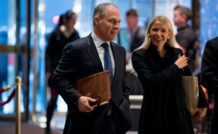 ترامب يختار “سكوت برويت” المناهض لمكافحة الاحتباس الحراري مسؤولا عن البيئة