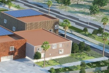 حفل إطلاق أشغال بناء مركز أبحاث في ميدان الشبكات الذكية يوم 15 يناير 2021 في بن گرير