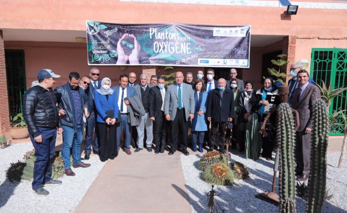 تواصل فعاليات ” الأسبوع الأخضر 2022″ بمراكش تحت شعار : “الأوكسجين الذي نحن بحاجة إليه”