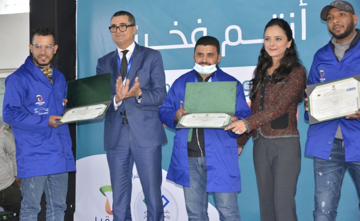 الشراكة بين مكتب التكوين المهني وإنعاش الشغل والشركة المغربية لتوزيع المحروقات – أفريقيا: الاحتفاء بالفوج الأول من “دورة المْعلم”