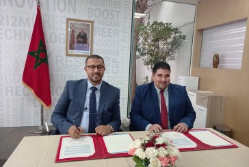 Cérémonie de signature d’une convention de partenariat entre l’IRESEN et la CCIS-Rabat Salé Kénitra