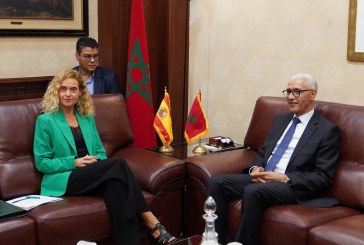 رئيس مجلس النواب يتباحث مع رئيسة مجلس النواب الإسباني