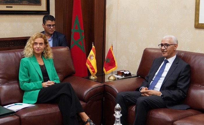 رئيس مجلس النواب يتباحث مع رئيسة مجلس النواب الإسباني