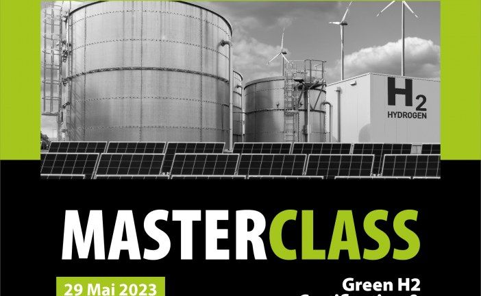 Le Cluster Green H2 en partenariat avec l’AMDIE organise une Masterclass sur la certification de l’hydrogène vert