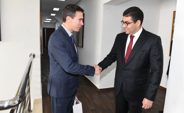 السيد بنسعيد يستقبل سفير اسبانيا المعتمد بالمغرب