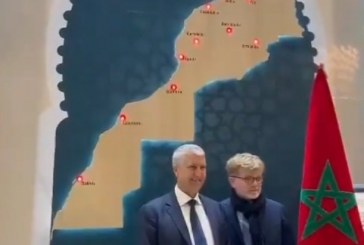 وزيري الفلاحة المغربي والفرنسي أمام خريطة المغرب كاملة..هل هي إشارة جديدة من باريس حول ملف الصحراء؟