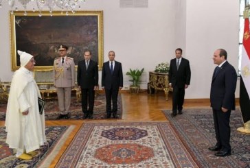 سفير صاحب الجلالة بالقاهرة يقدم أوراق اعتماده للرئيس المصري عبد الفتاح السيسي