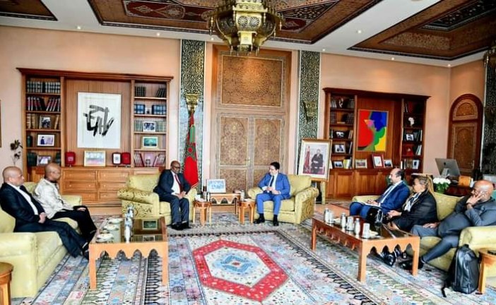ناصر بوريطة يجري مباحثات مع وفد جنوب إفريقي من المؤتمر الوطني الإفريقي