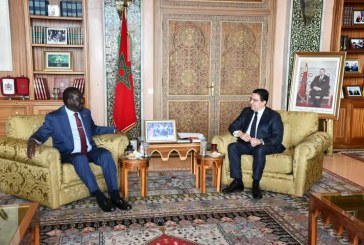 ناصر بوريطة يتباحث مع رايلا أمولو أودينجا، المرشح لمنصب رئيس مفوضية الاتحاد الإفريقي