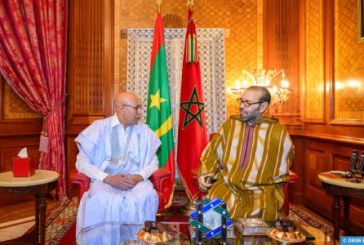 جلالة الملك يستقبل الرئيس الموريتاني محمد ولد الشيخ الغزواني