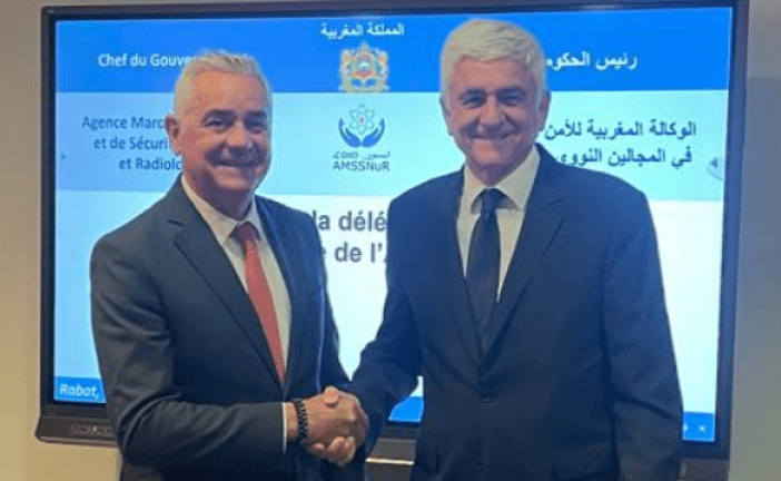 تعزيز القدرات في المجال النووي محور مباحثات بين المدير العام ل(أمسنور) ورئيس جهة نورماندي