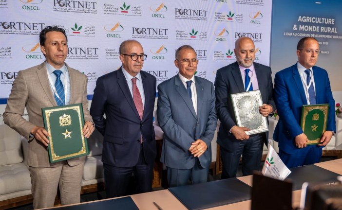 شراكة استراتيجية بين مجموعة القرض الفلاحي للمغرب، المكتب الوطني المهني للحبوب والقطاني، وشركة PORTNET S.A لتحديث ورقمنة تدبير الكفالات البنكية المرتبطة بعمليات الاستيراد