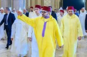 أمير المؤمنين يترأس  إحياء ليلة المولد النبوي الشريف بمسجد حسان بالرباط