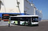 استلام 257 حافلة جديدة بميناء الدار البيضاء.