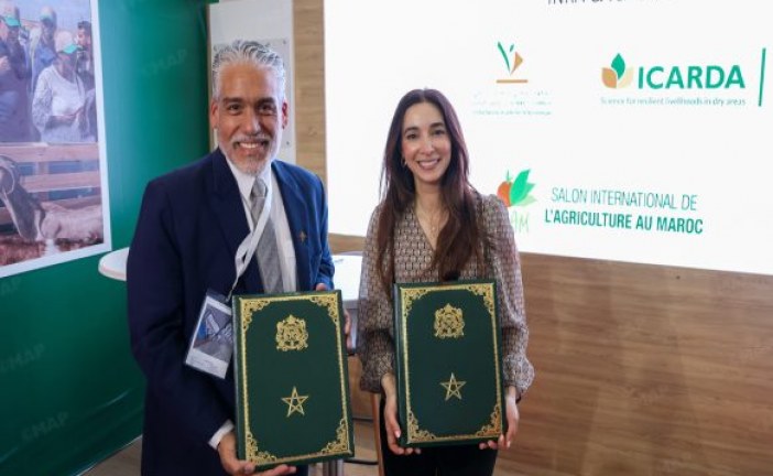 الدورة الثامنة عشرة للملتقى الدولي للفلاحة بالمغرب: المعهد الوطني للبحث الزراعي والمركز الدولي للبحوث الزراعية في المناطق الجافة يعززان تعاونهما