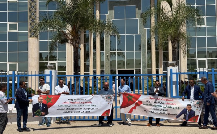 المقاولات الصحفية بالأقاليم الجنوبية تحتج أمام وزارة التواصل رفضا للإقصاء من الدعم العمومي