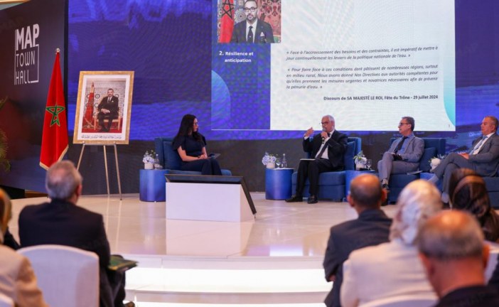 السياسة المائية أصحبت بفضل الرؤية الملكية مشروعا حقيقيا للسيادة الوطنية والتنمية المستدامة (السيد بركة في ملتقى MAP Town Hall)
