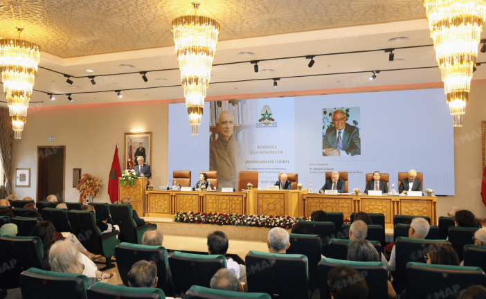 أكاديمية المملكة المغربية تكرم روح عبد الرحمن شرفي، المهندس المعماري المتبصر والمخطط الحضري الملتزم