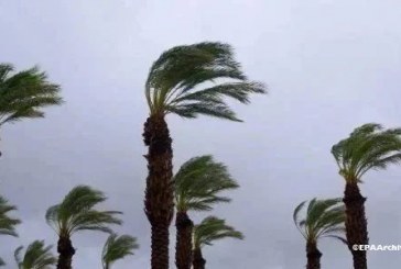 زخات رعدية مصحوبة بتساقط البَرد وهبات رياح قوية وطقس حار من الأحد إلى الثلاثاء بعدد من مناطق المملكة (نشرة إنذارية)